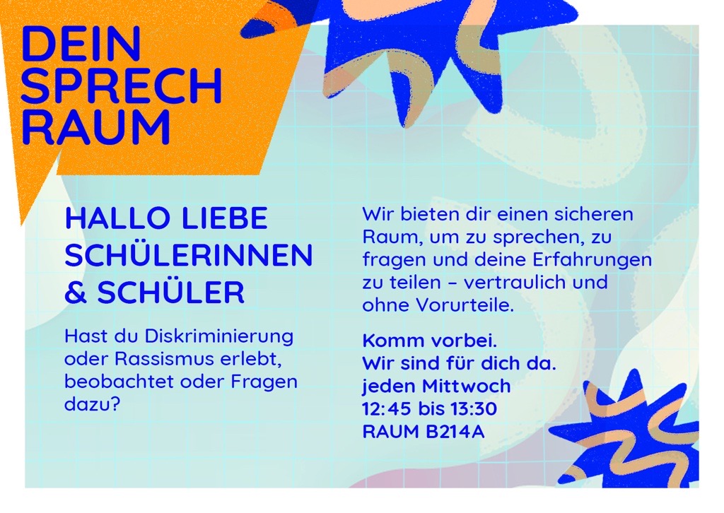 Plakat Dein Sprechraum