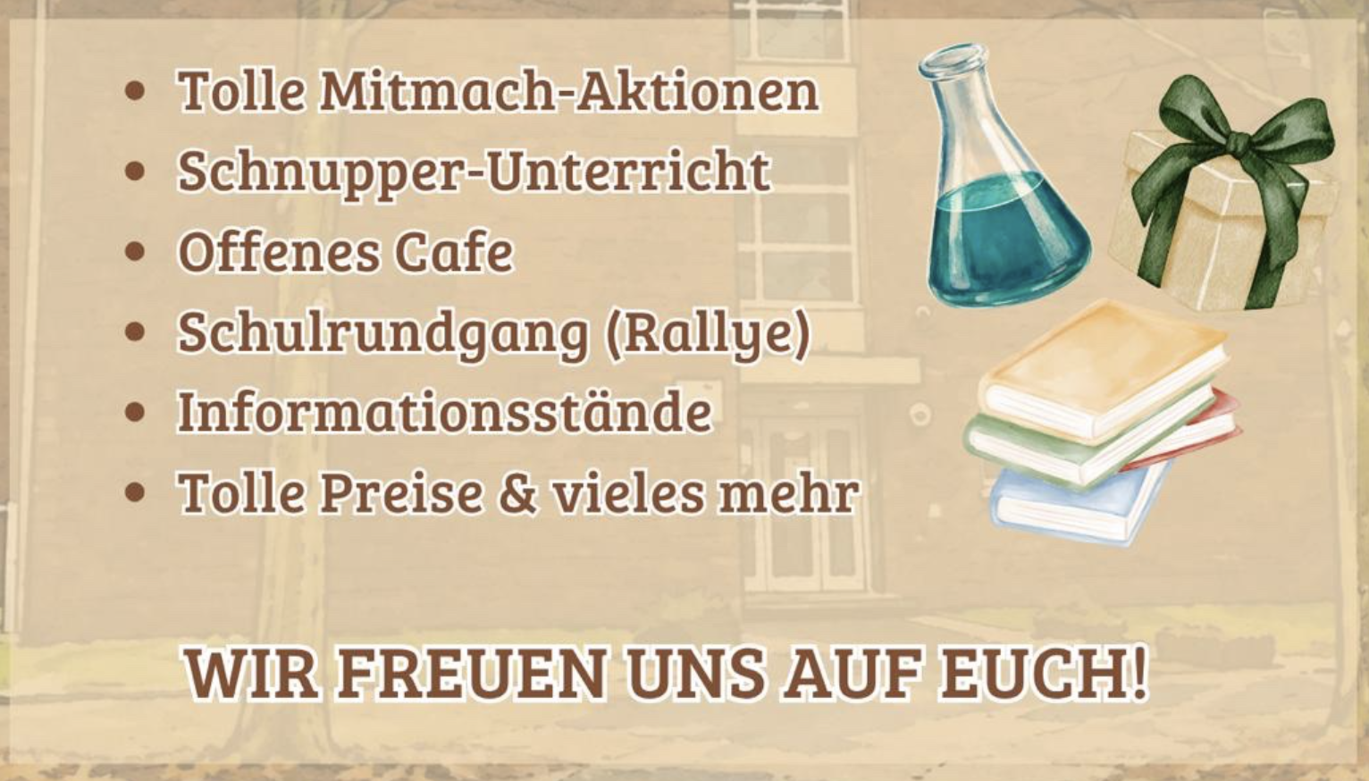 Termin für den Tag der offenen Tür 